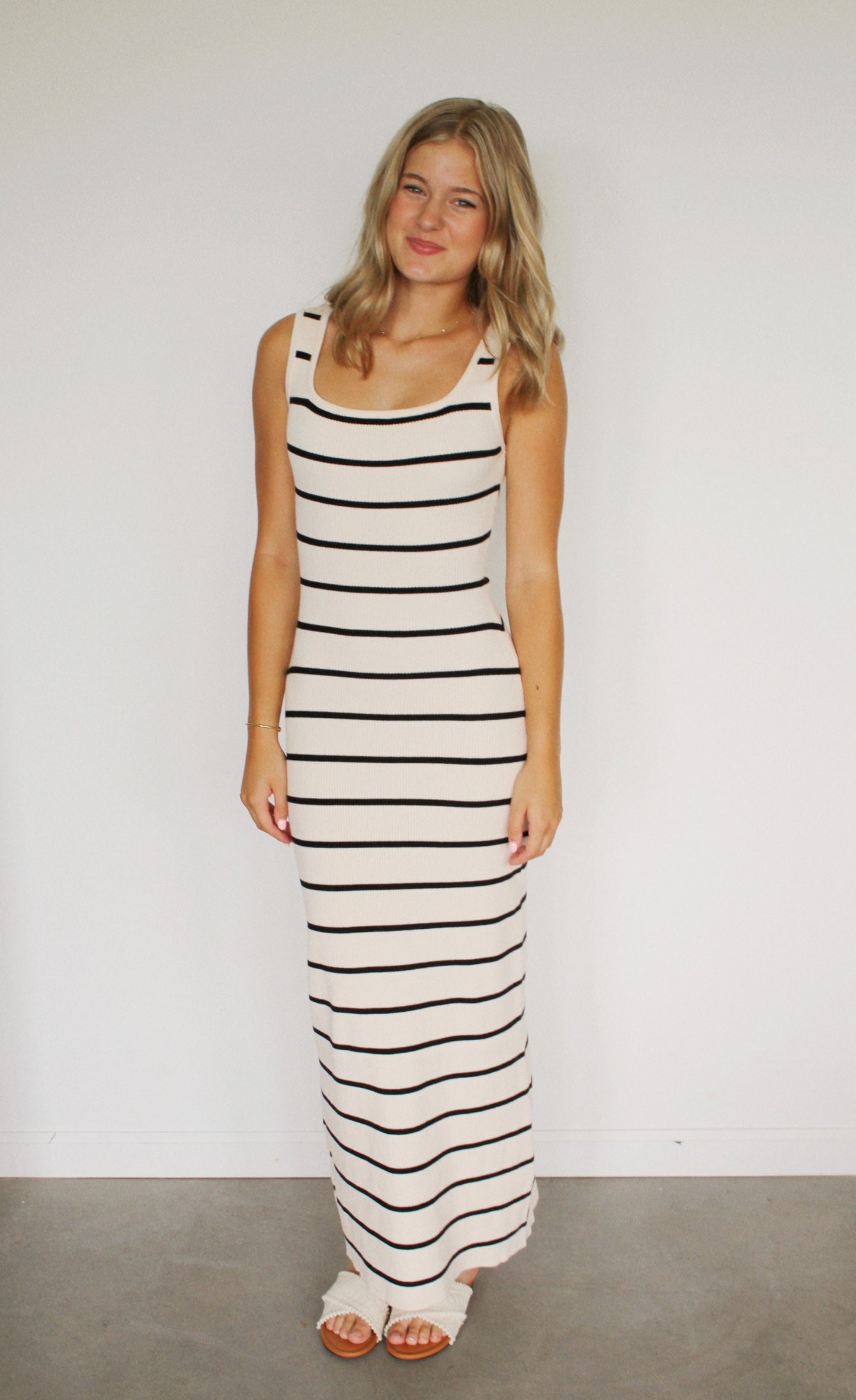 sunday striped dress