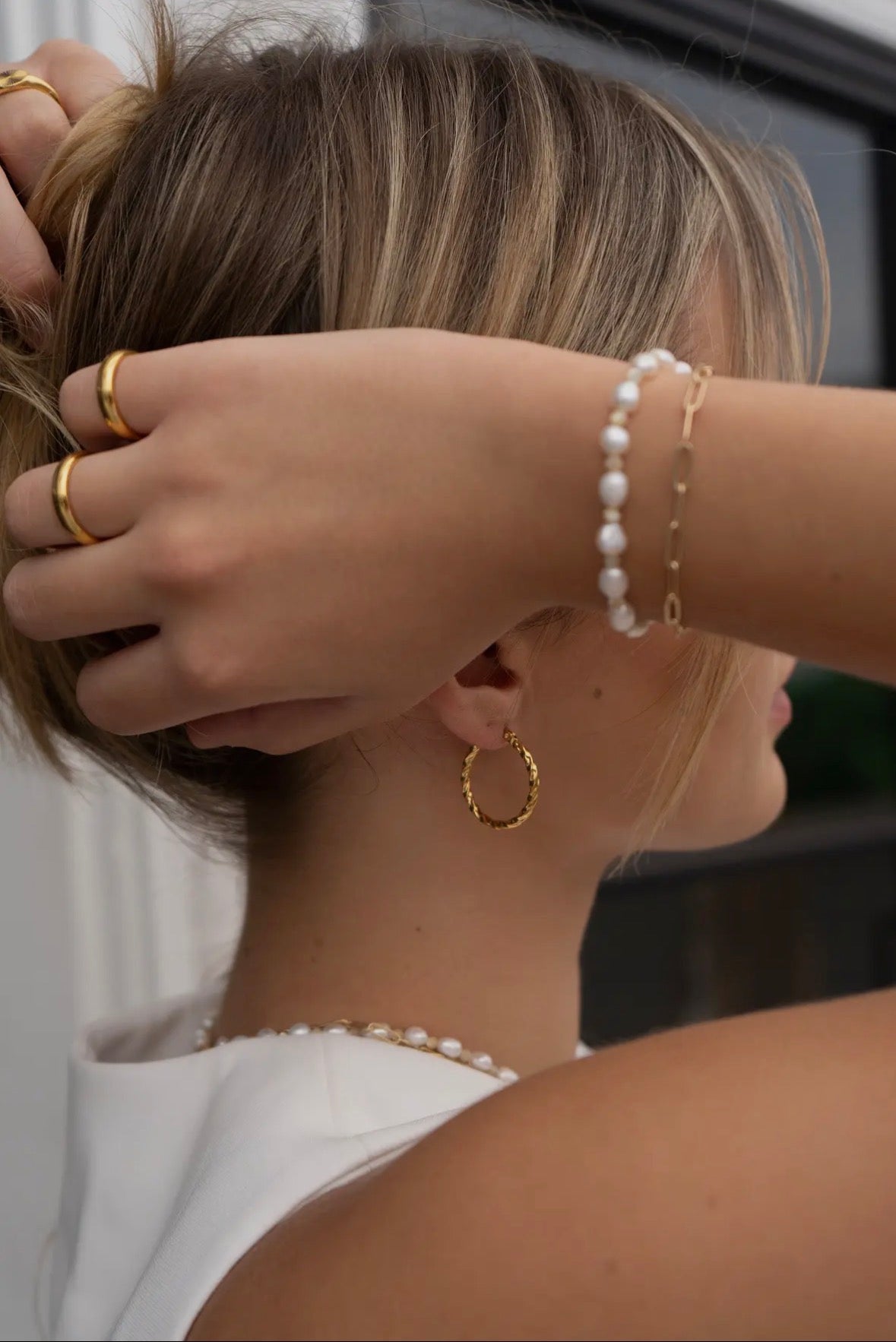 perri thin hoop earrings