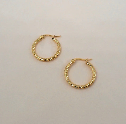 perri thin hoop earrings