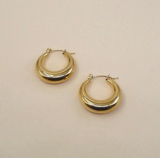 georgia large hoop earrings